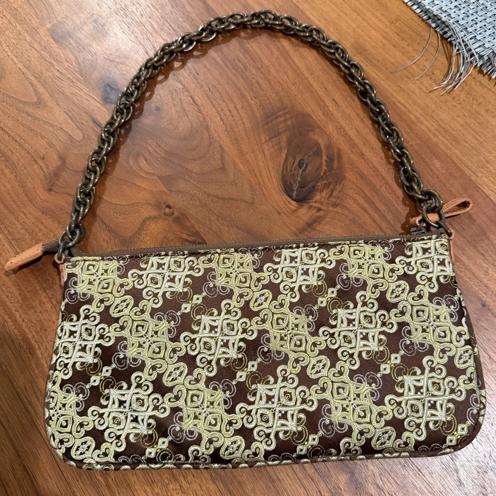 J crew night party purse green and brown. Cottegecore coquette - Picture 2 of 4